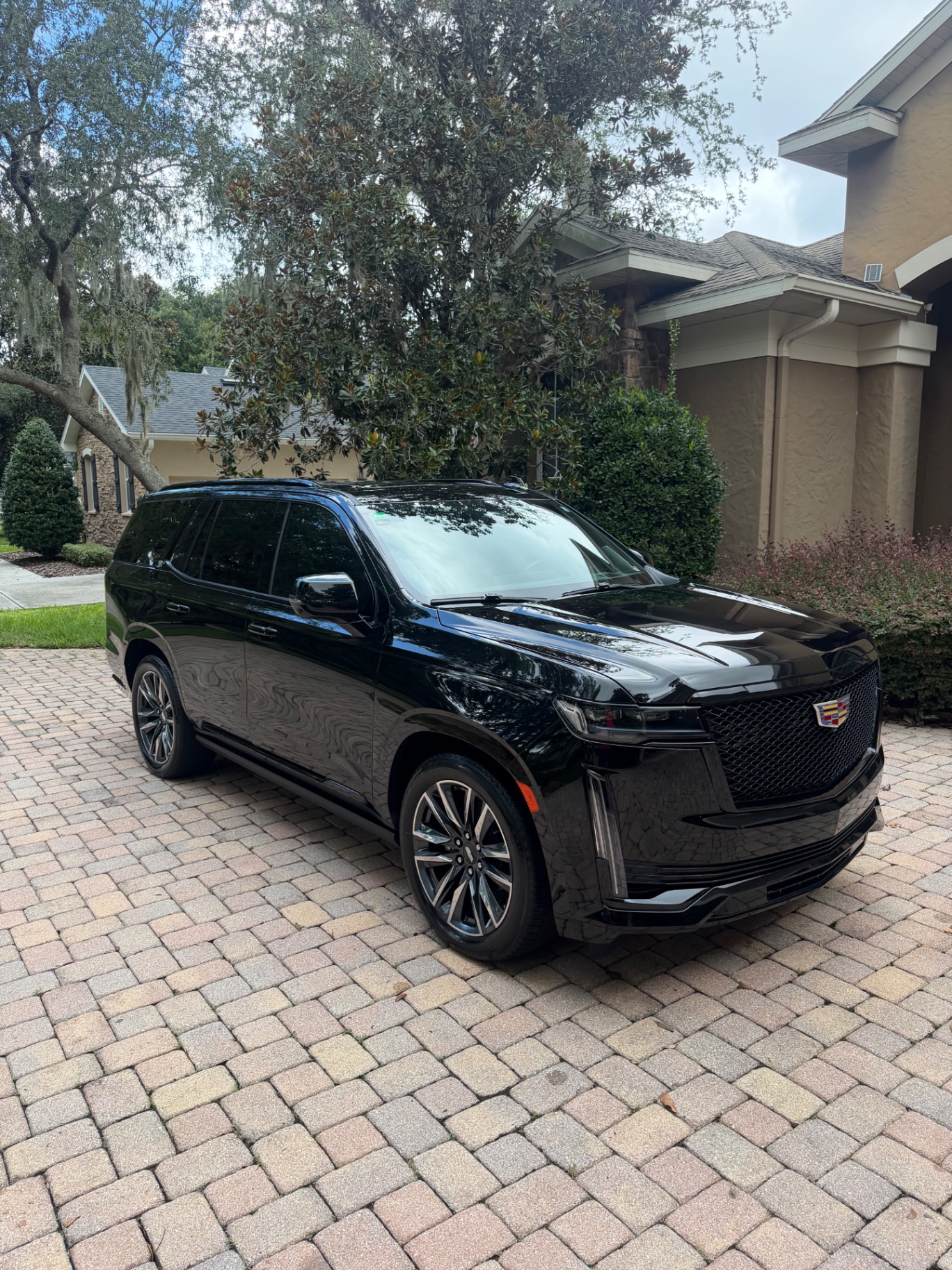 Detailed black Cadillac SUV